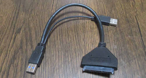USB‐SATA変換ケーブル